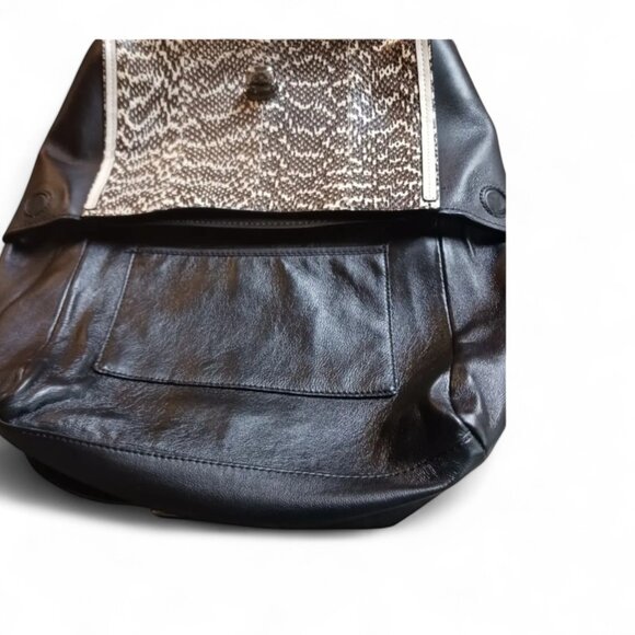 Coach Drifter Top Handle  – Reptile Embossed Leather, Crossbody Strap, Gunmetal - Picture 12 of 15